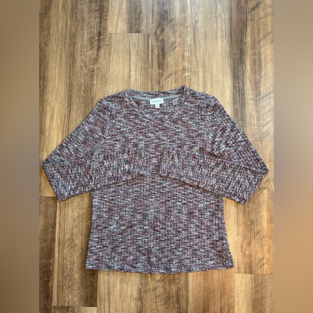 Evereve Marled Multicolor Long Sleeve Top